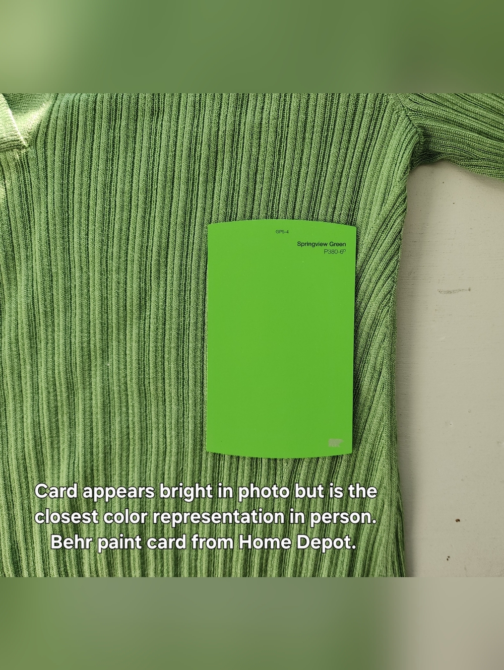 Wool Ribbed Knit Long-Sleeve Collared Top - Picture 9 of 9